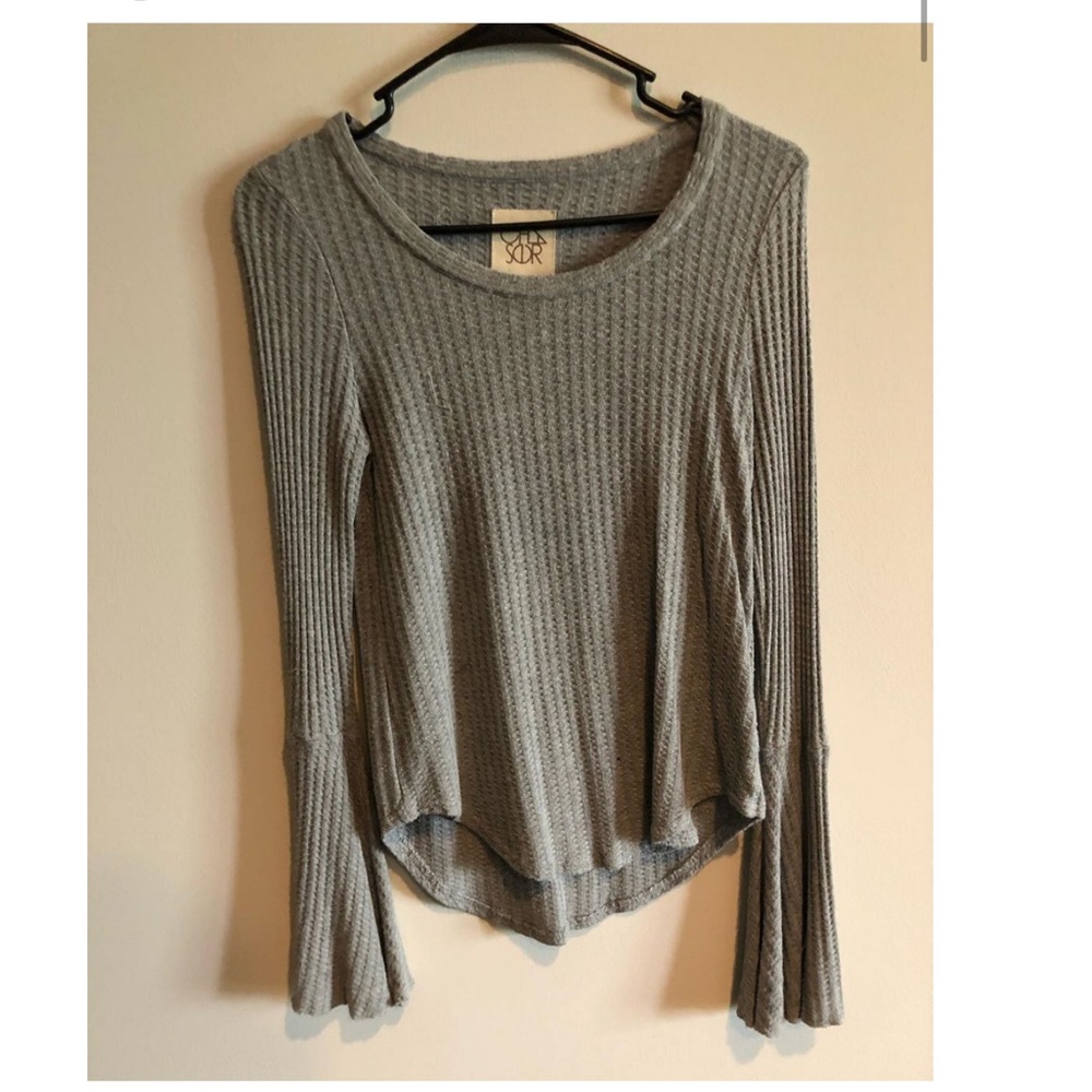 Gray cowbell long sleeve